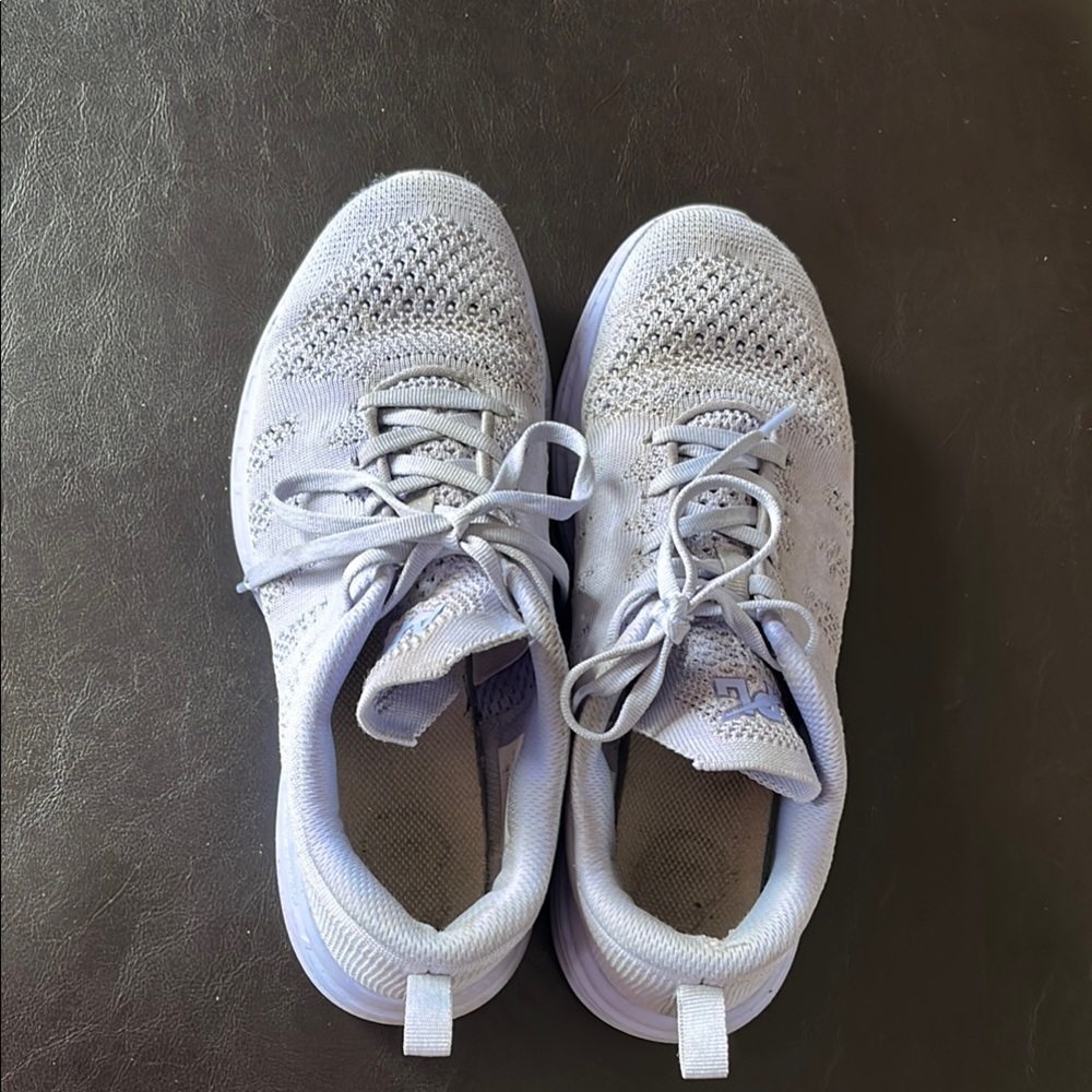 Gently worn APL purple grey shoes